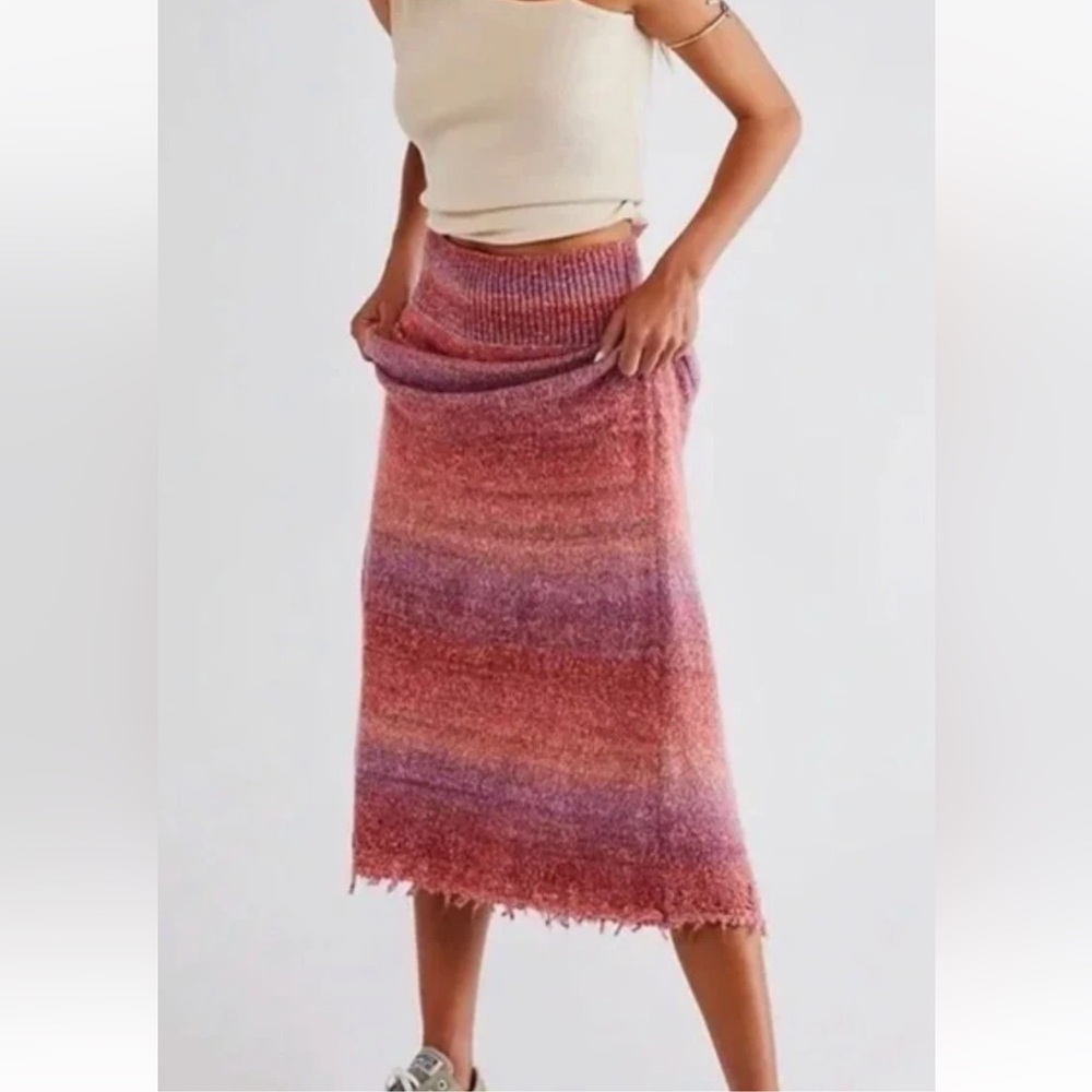 Free People Leanna Swit Sweater Maxi Skirt Size XS Preowned Used Once Beautiful